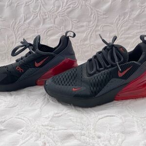 Nike Air Max 270 Black with Red Accents